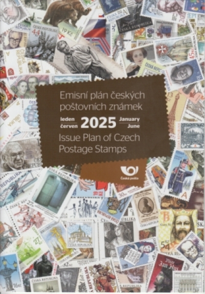 CZ Emisní plán českých poštovních známek 2025 - I. Halbjahr